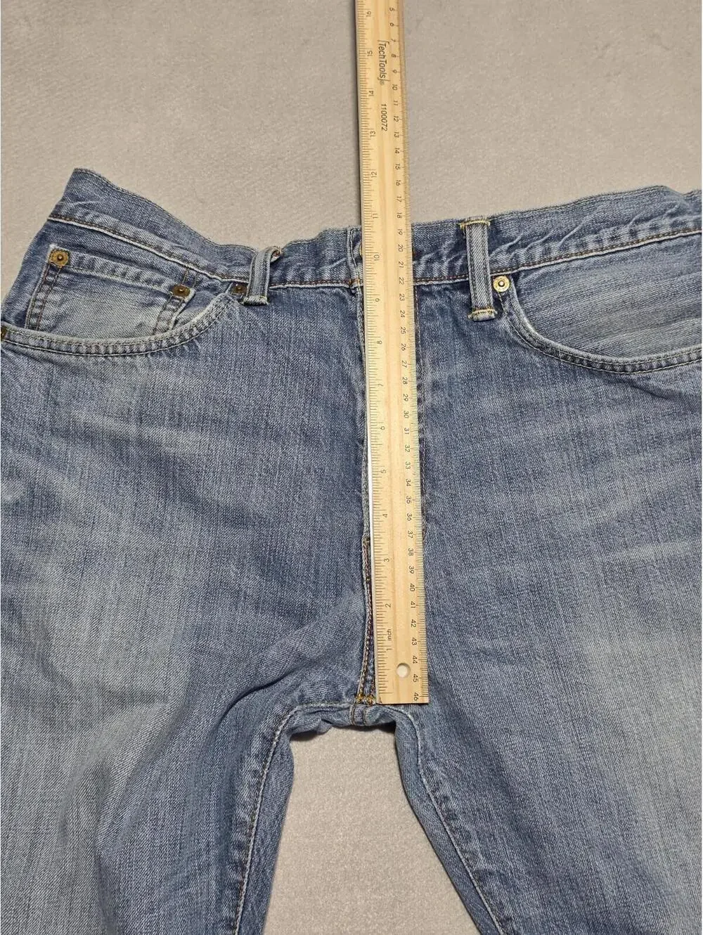 Levi's 508 Tapered Jeans W33 L34 Mens Blue Light Wash Denim 100% Cotton